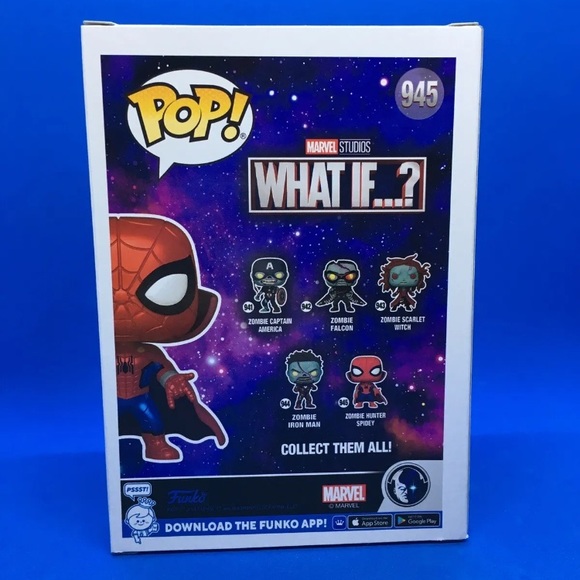Funko Pop! What If…? #945 Zombie Hunter Spidey Walmart Exclusive - Picture 3 of 6